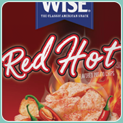 Red Hot Potato Chip bag